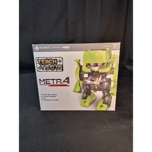 Elenco Teach Tech META.4 Solar Robot Kit, Solar Powered, 4 Robots in One, Sealed
